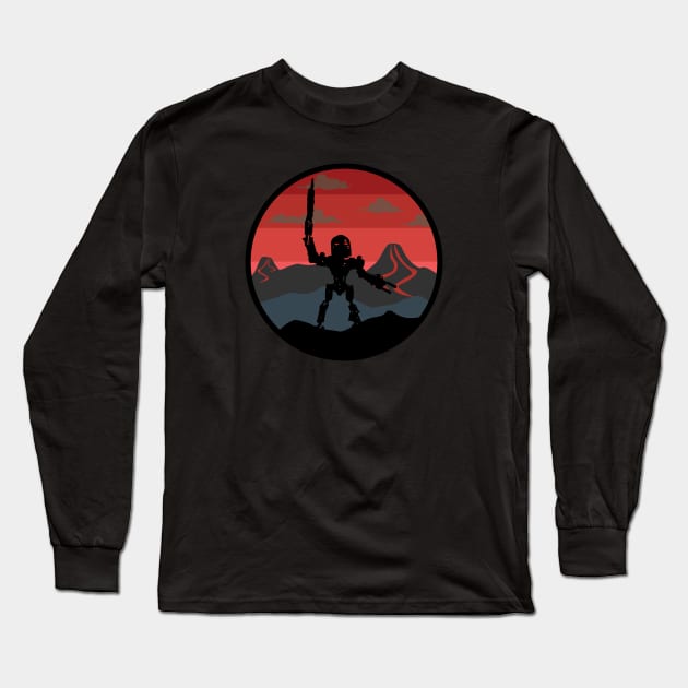 Toa of Fire Long Sleeve T-Shirt by CubeRider